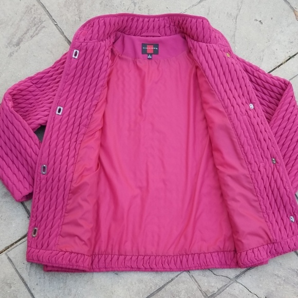 Rasberry/Merlot Fall Coat - Picture 5 of 5